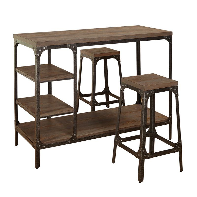 Terence 3 Piece Breakfast Nook Dining Set & Reviews (View 12 of 20)
