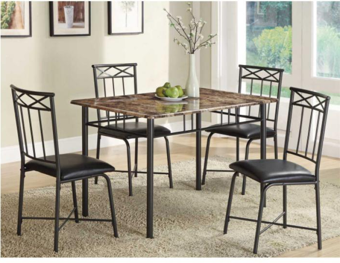 Union City, Ga 5 Piece Dining Set W Pertaining To 2018 Cargo 5 Piece Dining Sets (Photo 11 of 20)