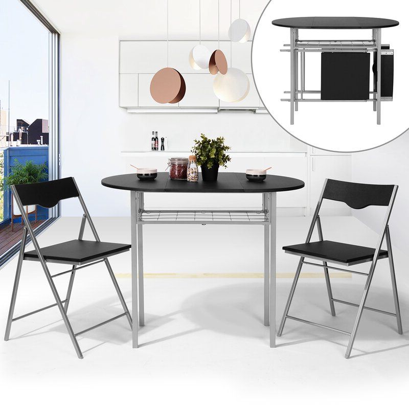 Wayfair Inside Newest Honoria 3 Piece Dining Sets (View 1 of 20)