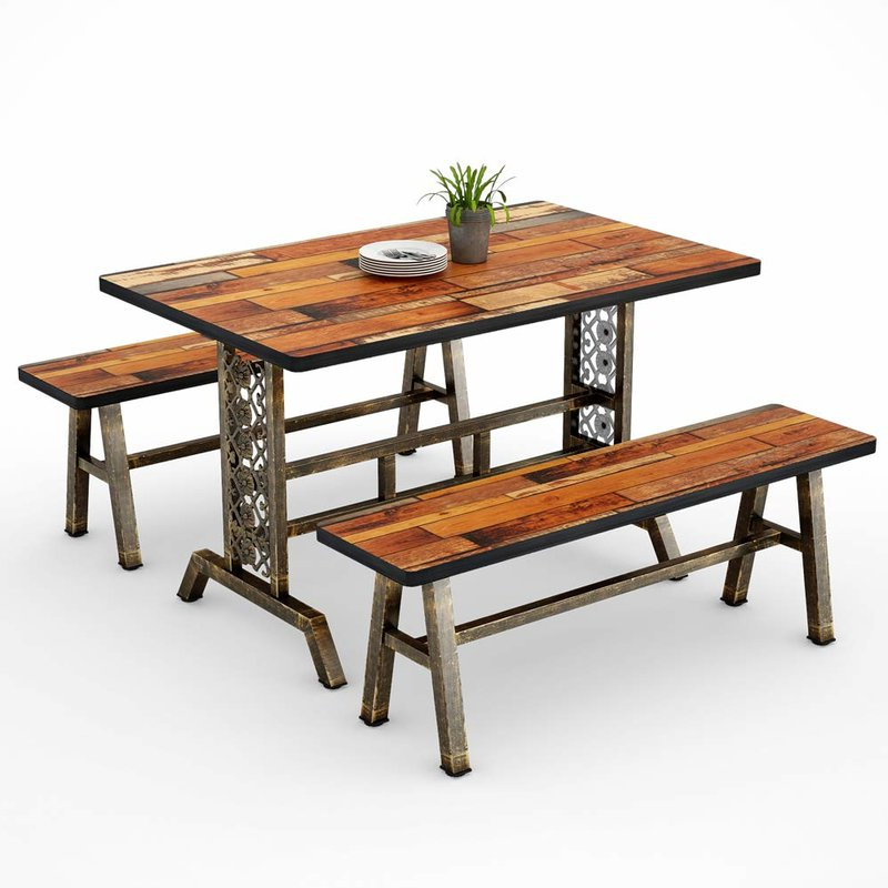 Wayfair With Best And Newest Shepparton Vintage 3 Piece Dining Sets (Photo 1 of 20)