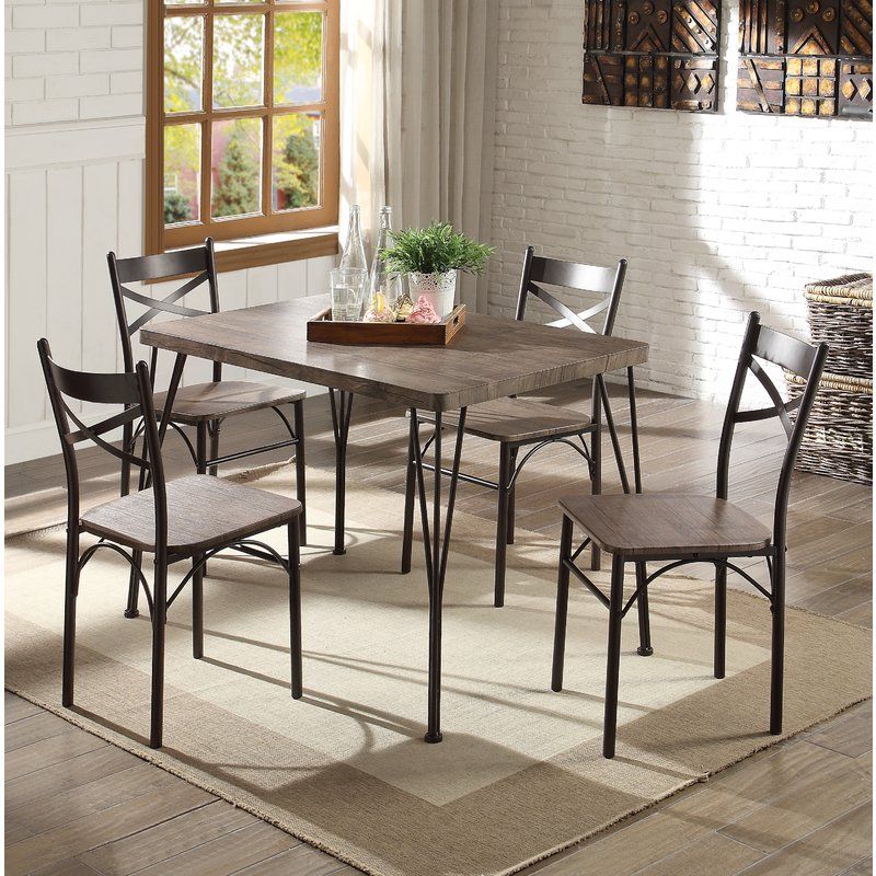 Wayfair With Wiggs 5 Piece Dining Sets (View 5 of 20)