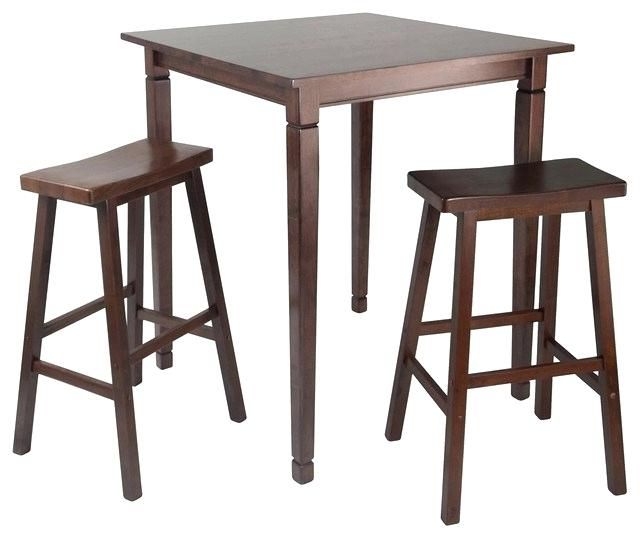 Winsome 3 Piece Counter Height Dining Sets Intended For Favorite Winsome Lynnwood 3 Piece Dining Set – Doorcatalog (View 5 of 20)
