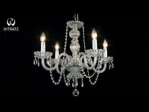 4 Light Crystal Chandelier Assembling And Installation Video Throughout Newest Albano 4 Light Crystal Chandeliers (View 25 of 25)