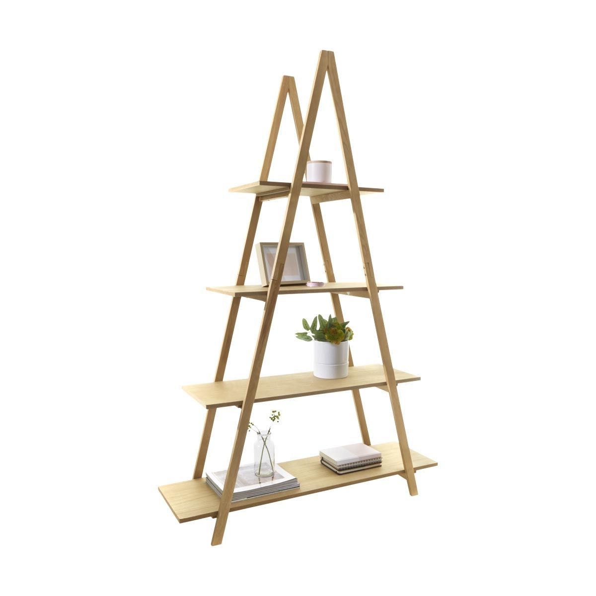 A Frame Ladder Bookshelf (View 17 of 20)