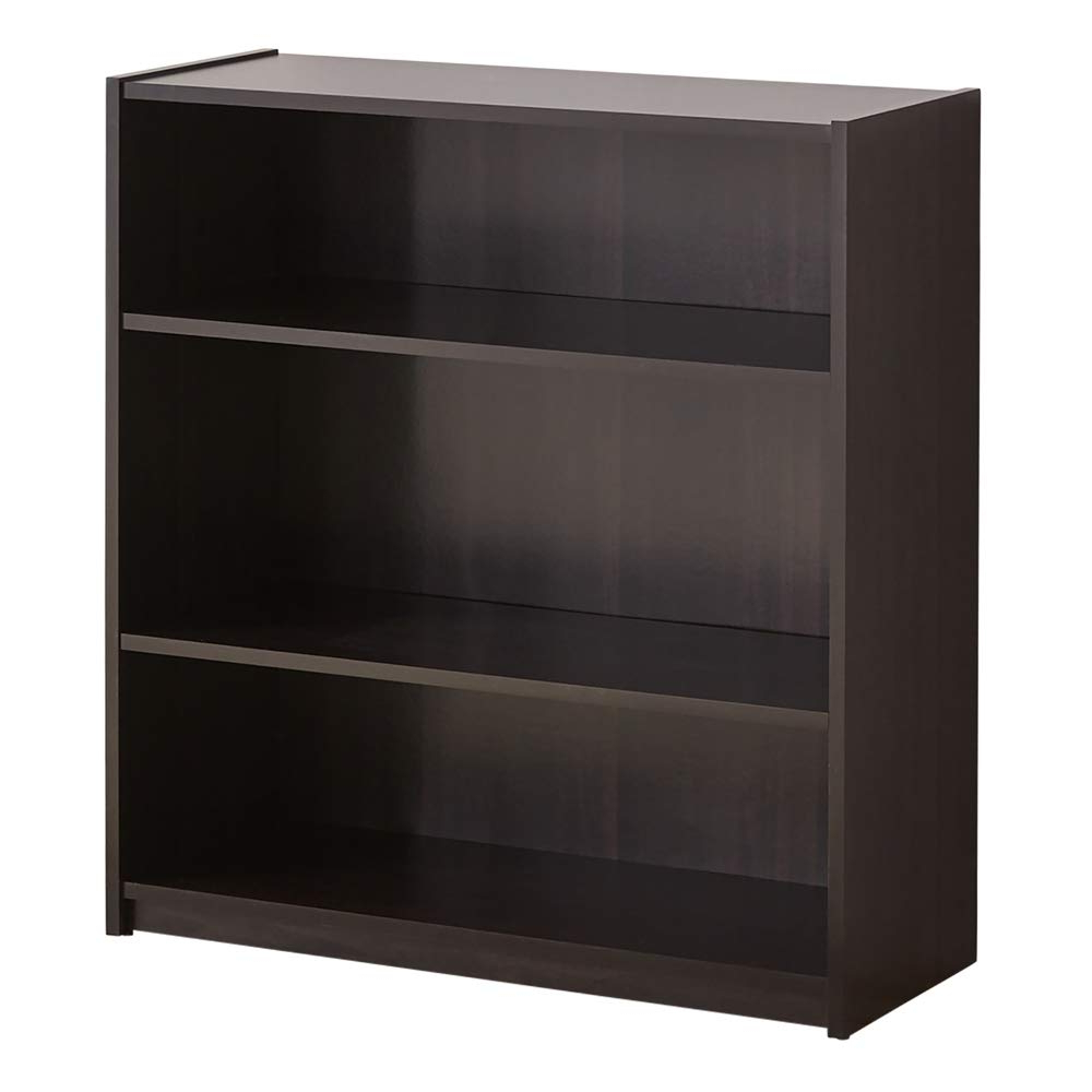 Amazon: Jnwd 3 Tier Bookshelf Low Wood Floor Standing Regarding Favorite Decorative Standard Bookcases (View 8 of 20)