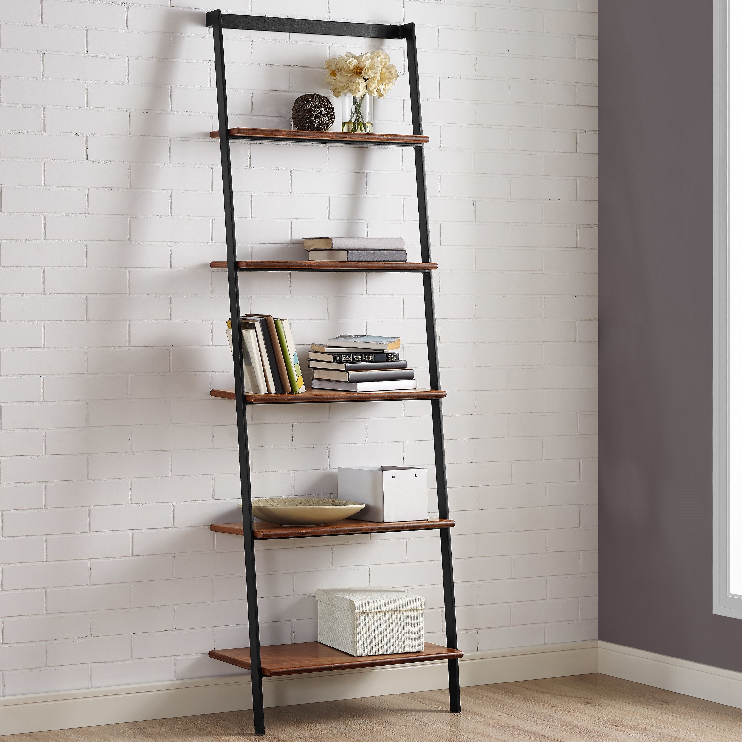 Best And Newest Nailsworth Ladder Bookcases Inside Studio Ladder Bookcase (View 14 of 20)