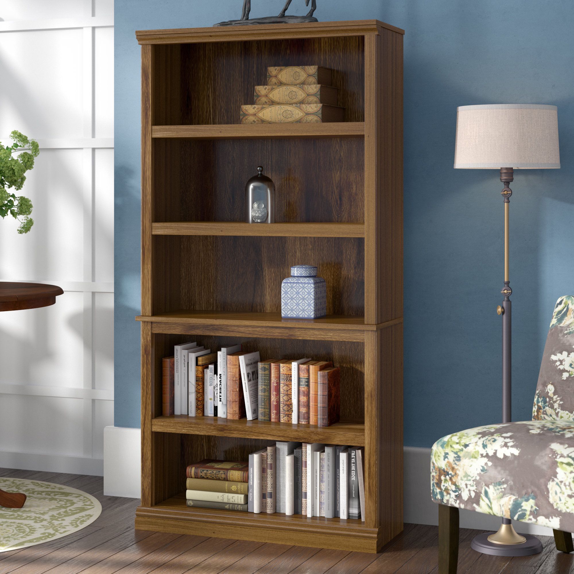 Bookcases Cabinets, Racks & Shelves Standard Bookcase With 2019 Abigail Standard Bookcases (View 10 of 20)