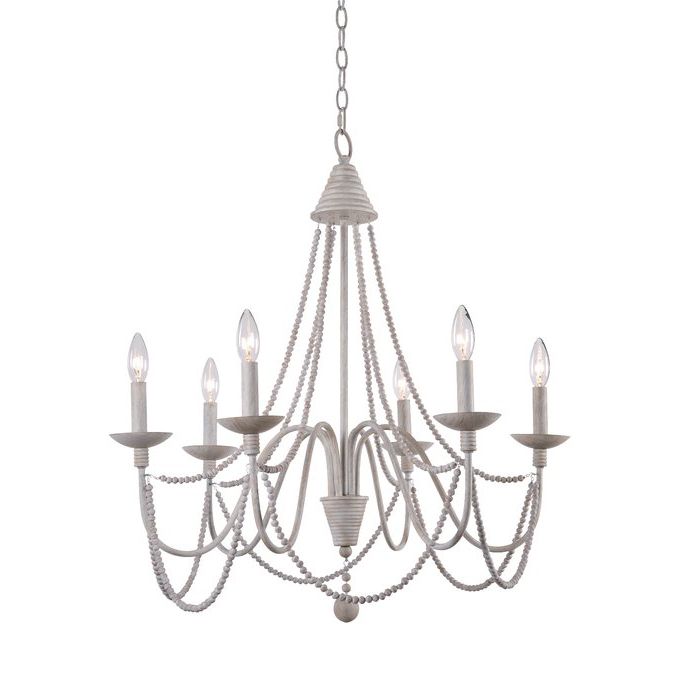 Bouchette Traditional 6 Light Candle Style Chandeliers Throughout Favorite Clayburn 6 Light Candle Style Chandelier (View 12 of 25)