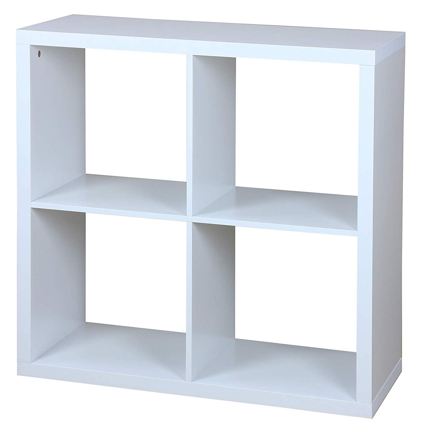 Broadview Cube Unit Bookcases Pertaining To Current Amazon: Home Basics Open Cube Organizing Wood Storage (View 13 of 20)