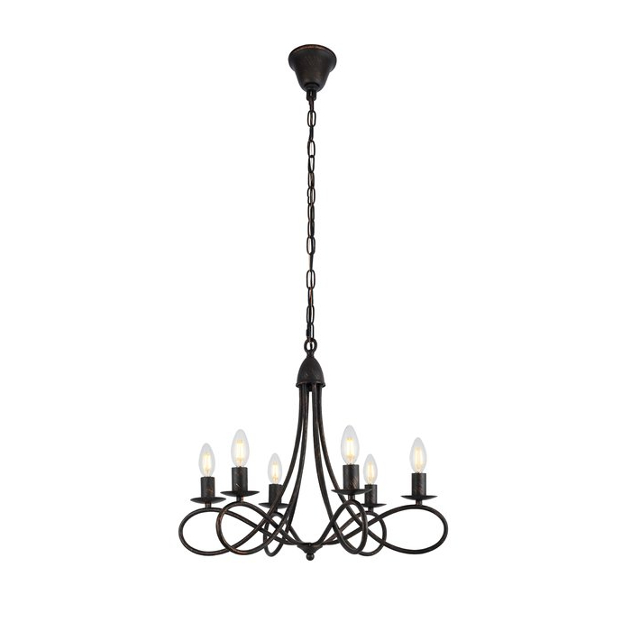 Current Diaz 6 Light Candle Style Chandelier Throughout Perseus 6 Light Candle Style Chandeliers (Photo 13 of 25)