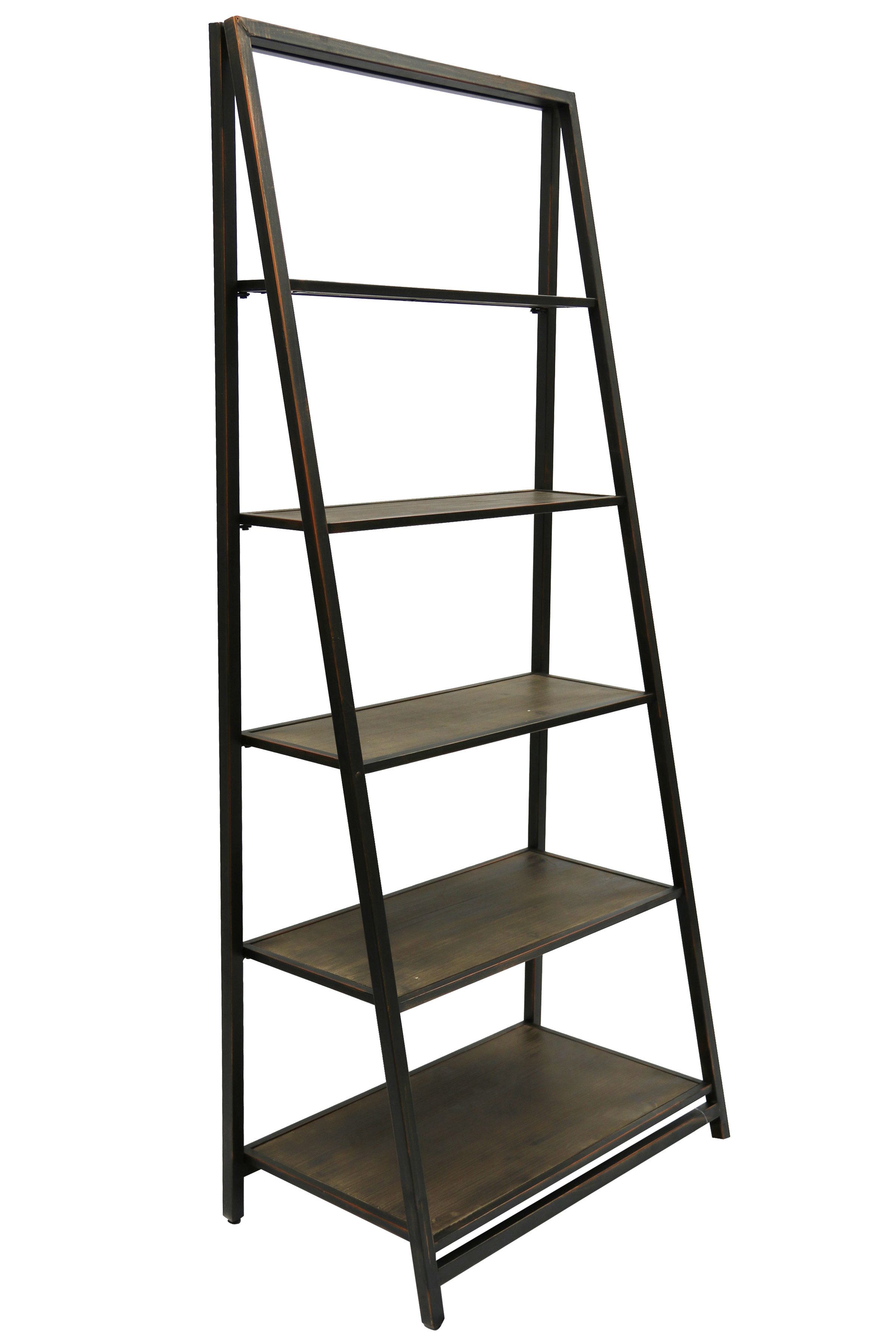Current Nailsworth Ladder Bookcases With Regard To Walcott Ladder Bookcase (View 7 of 20)