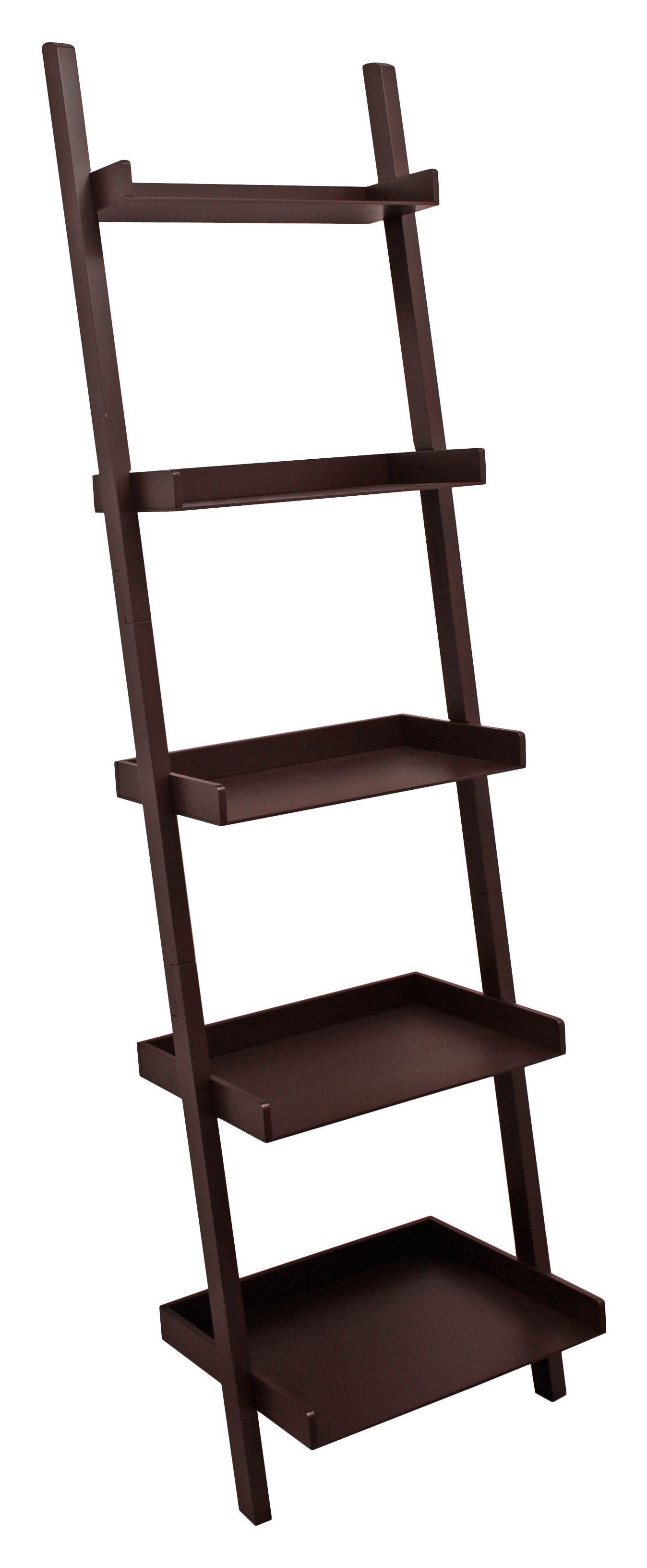 Current Pfaff 5 Tier Ladder Bookcase Throughout Silvestri Ladder Bookcases (View 13 of 20)
