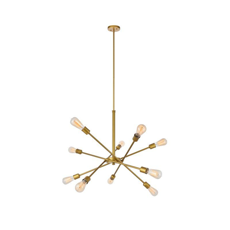 Everett 10 Light Sputnik Chandeliers In Trendy Pin On Yeni Design Ideas (View 4 of 25)