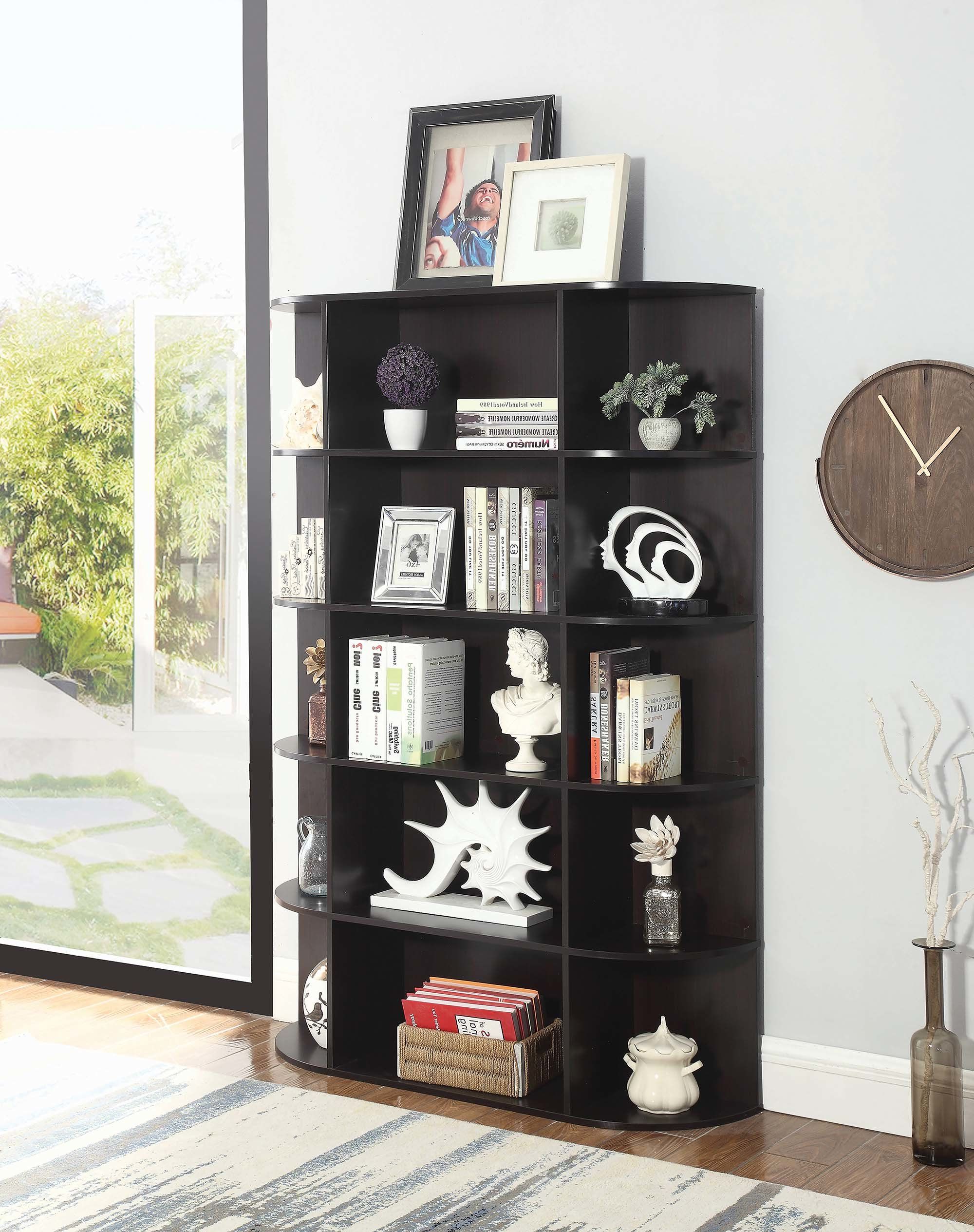 Fashionable Tinoco Storage Shelf Standard Bookcases In Tarpley Standard Bookcase (View 14 of 20)