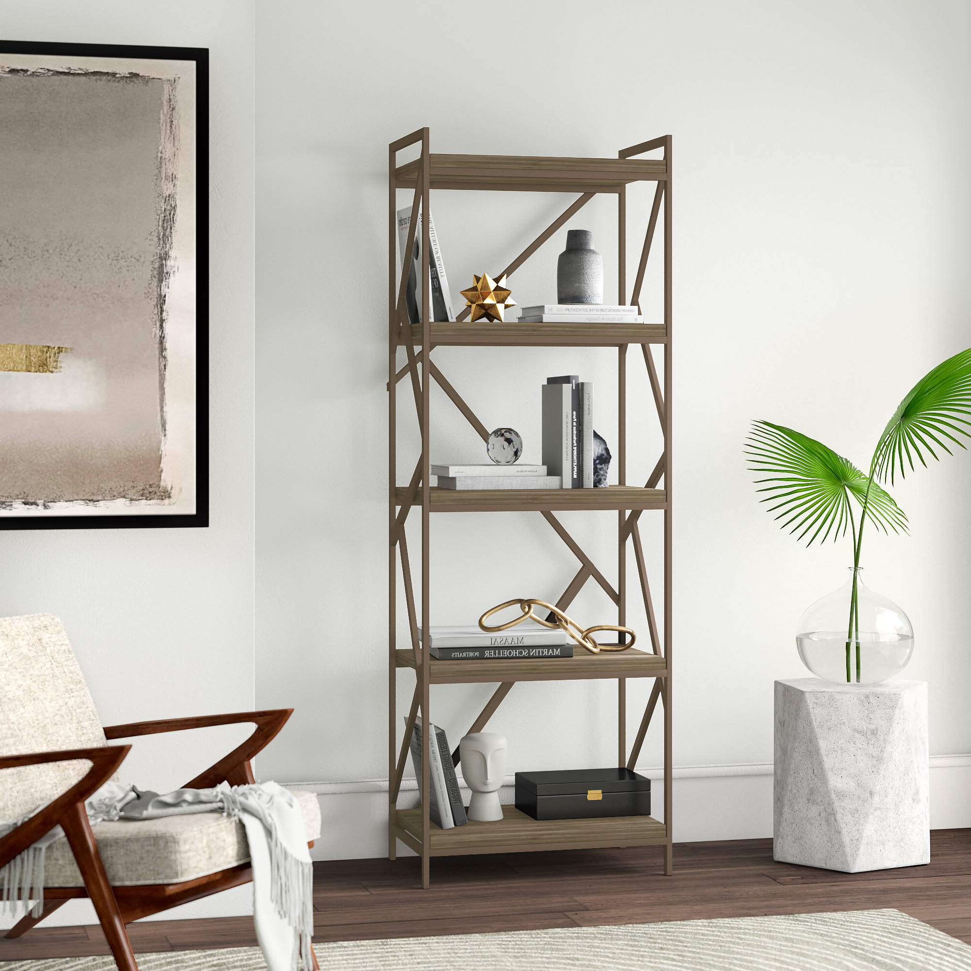 Favorite Derwood Etagere Bookcase Intended For Hera Etagere Bookcases (Photo 8 of 20)