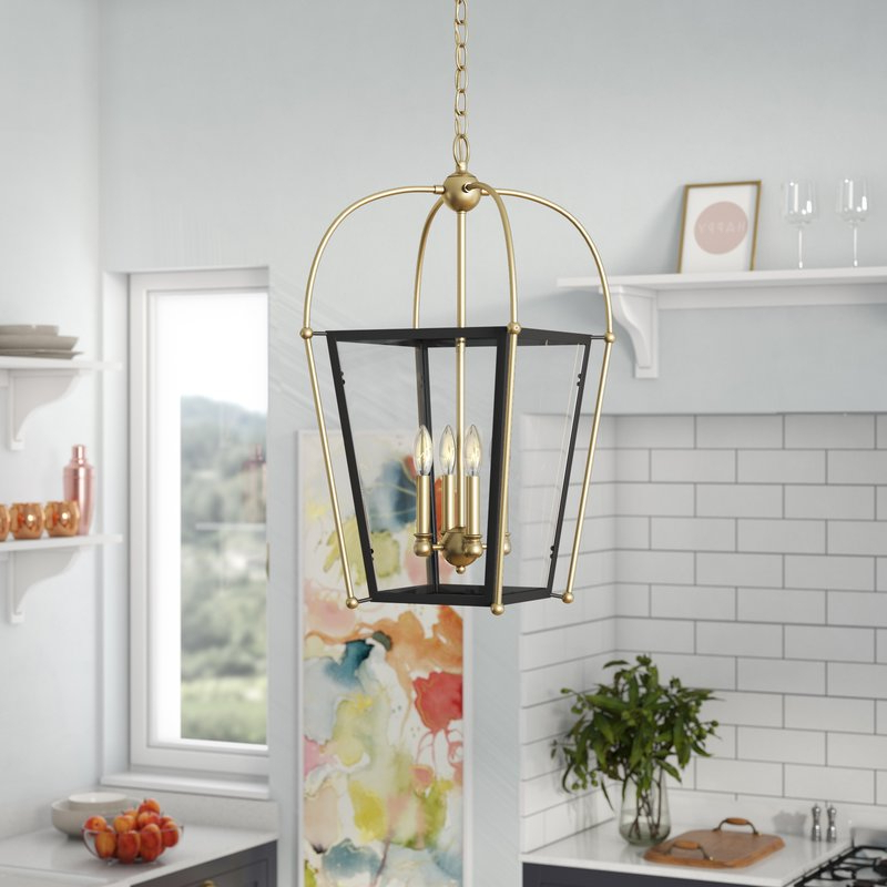 Finnick 4 Light Foyer Pendants With Best And Newest Hedstrom 4 Light Foyer Lantern Pendant (Photo 15 of 25)