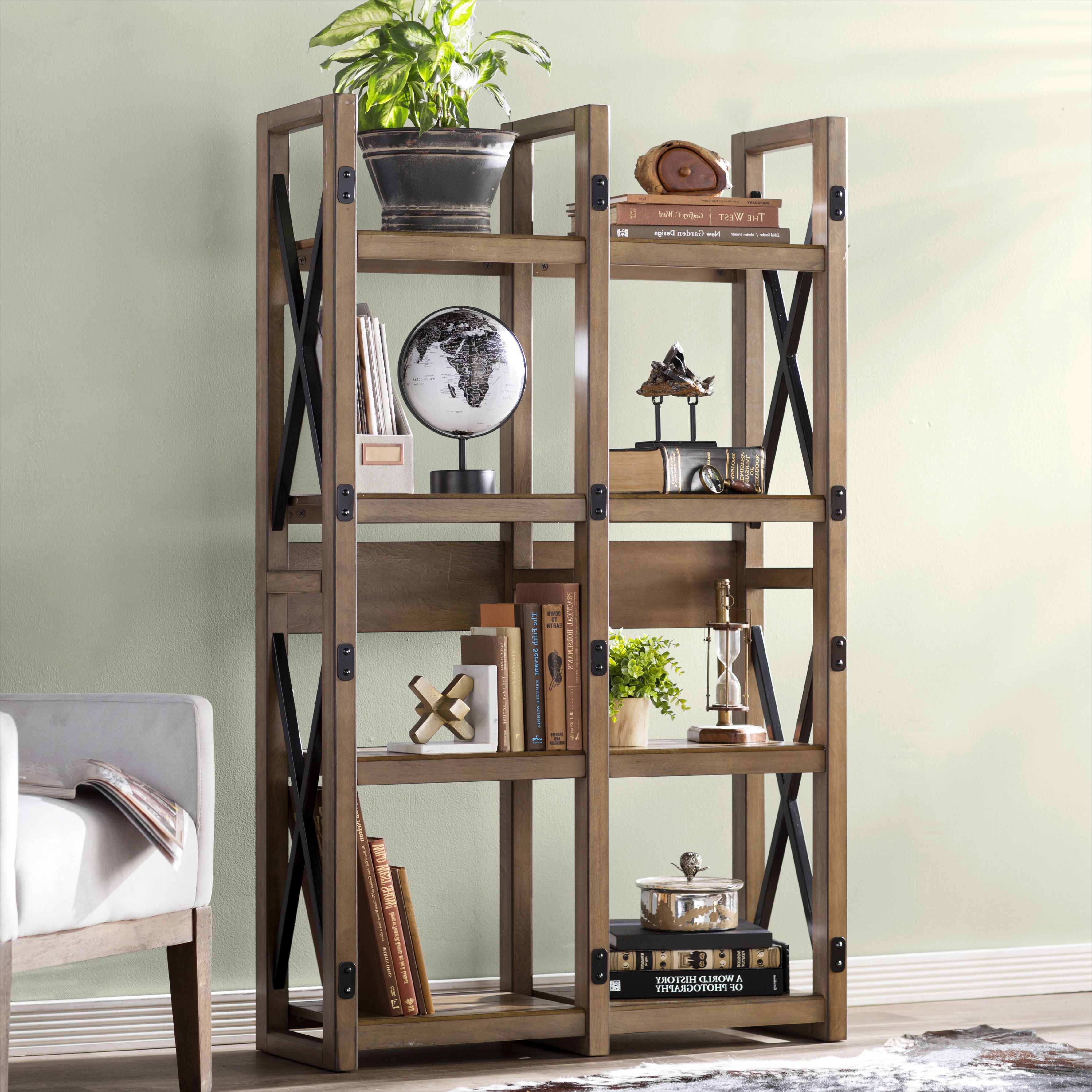 Gladstone Etagere Bookcase In Popular Hitz Etagere Bookcases (View 18 of 20)