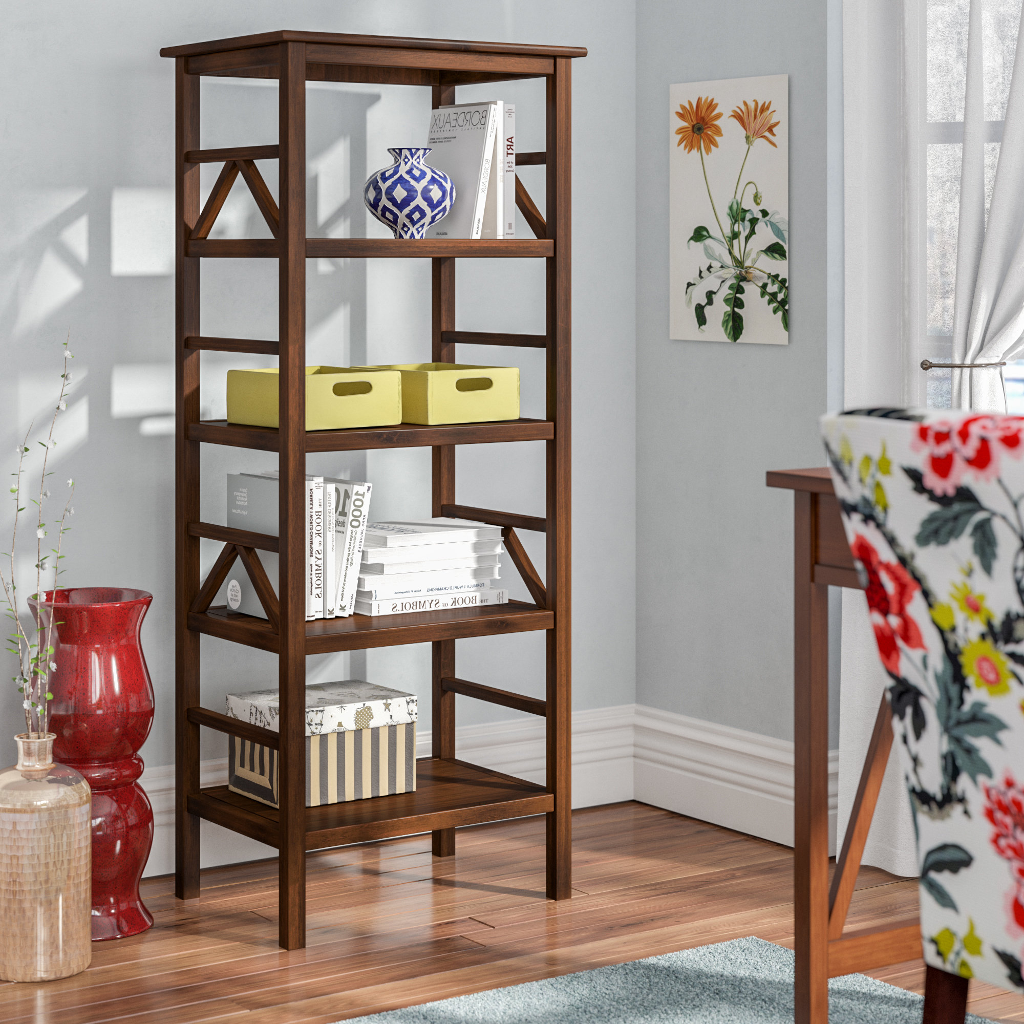 Gracelynn 5 Tier Etagere Bookcases Regarding Preferred Soule Etagere Bookcase (Photo 12 of 20)