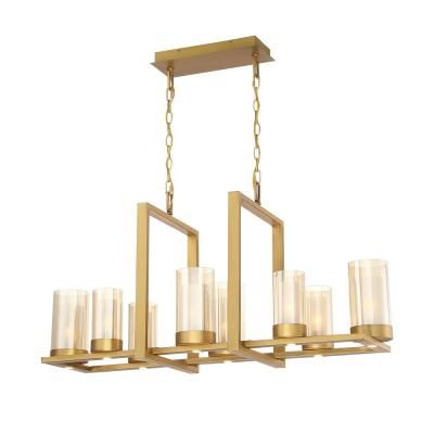 Hardwired – Brass – Integrated Led – Chandeliers – Lighting In Best And Newest Millbrook 5 Light Shaded Chandeliers (View 18 of 25)
