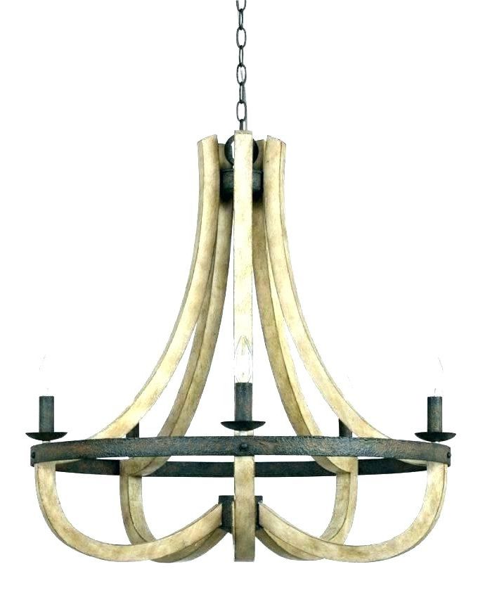 Hatfield 3 Light Novelty Chandeliers With Regard To Current Metal And Wood Chandelier – Chambal (View 15 of 25)