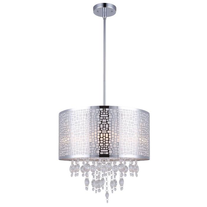 Featured Photo of 25 Best Collection of Jill 4-light Drum Chandeliers