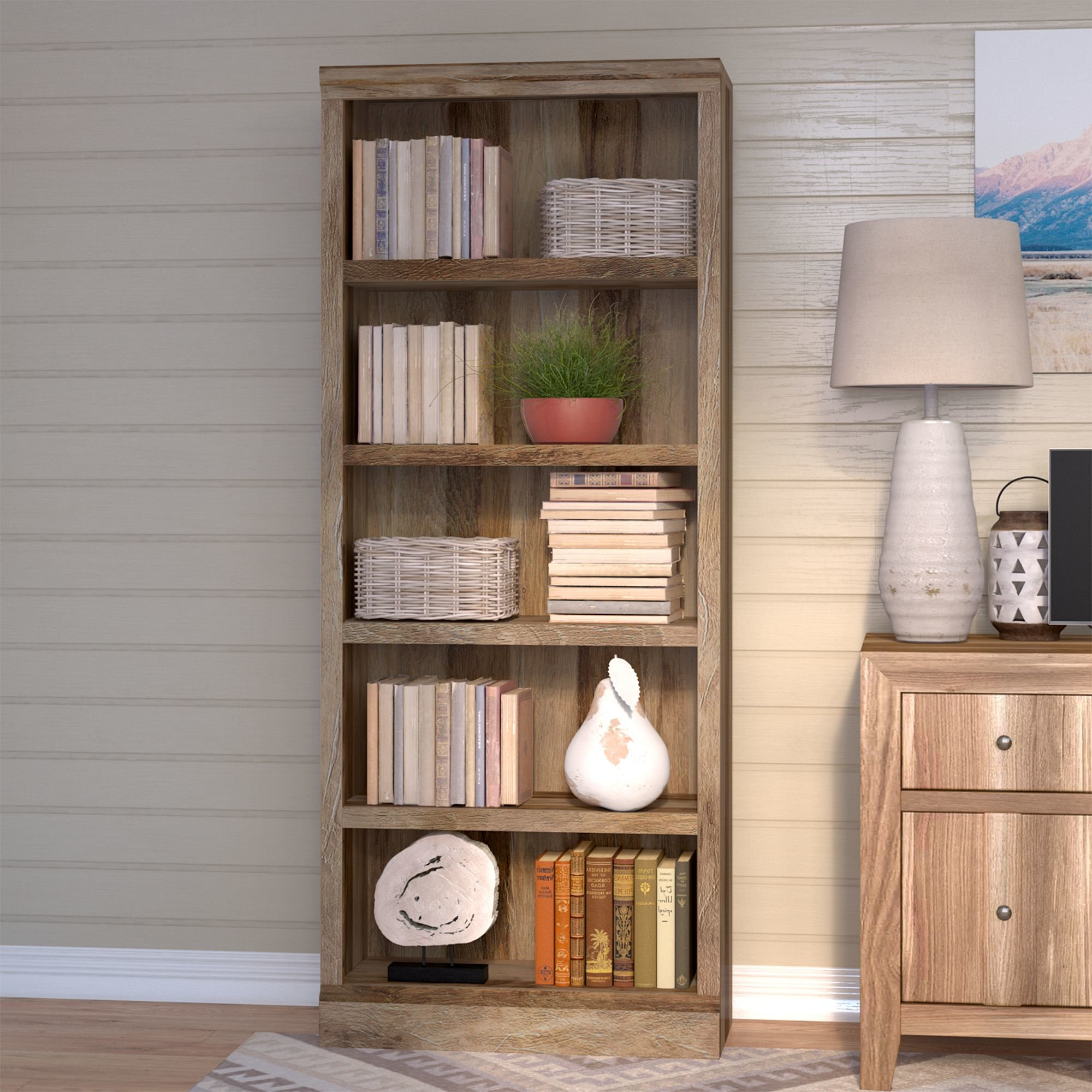 Featured Photo of 20 Collection of Kayli Standard Bookcases