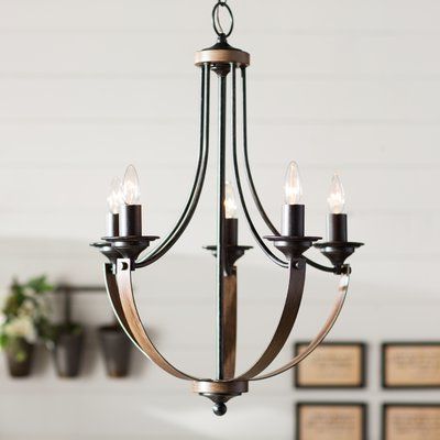 Kenna 5 Light Empire Chandeliers With Newest Laurel Foundry Modern Farmhouse Kenna 5 Light Empire (View 6 of 25)