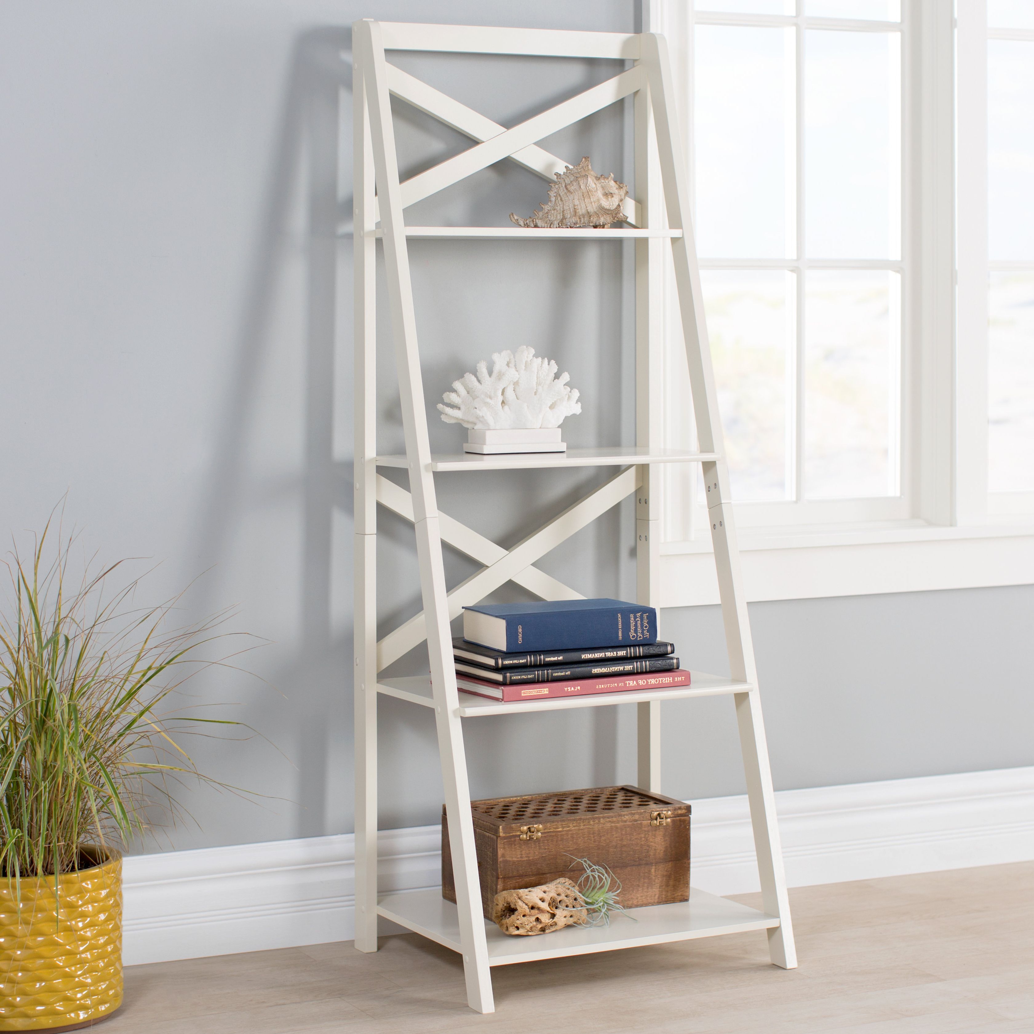 Latest Alfred Ladder Bookcase With Regard To Alfred Ladder Bookcases (View 1 of 20)
