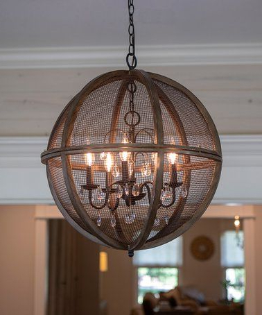 Latest Loving This Black Mesh Declan Orb Chandelier On #zulily With Regard To Filipe Globe Chandeliers (Photo 17 of 25)