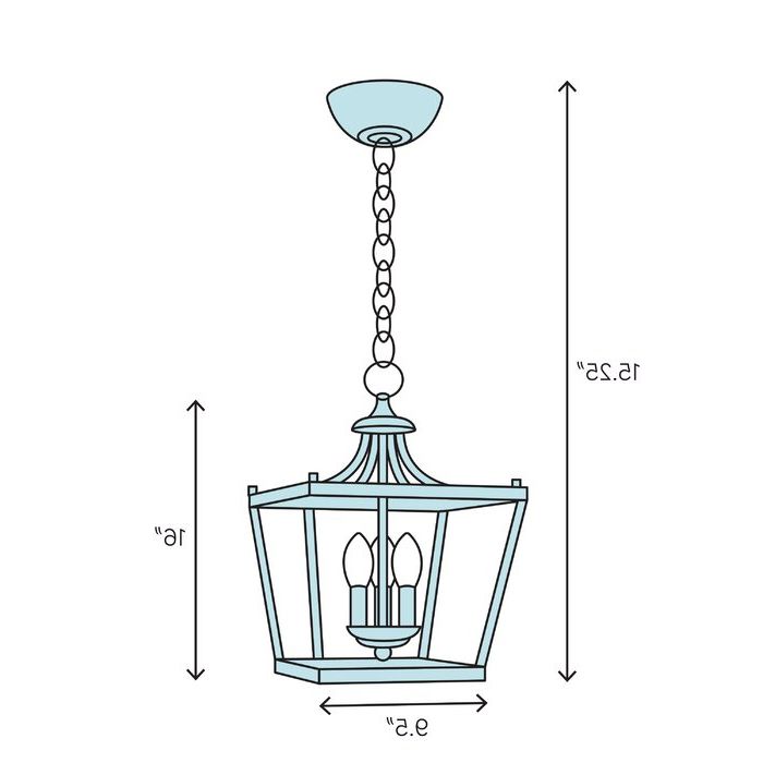Leiters 3 Light Lantern Geometric Pendants Intended For Well Known Pinecrest 3 Light Lantern Geometric Pendant (View 13 of 25)