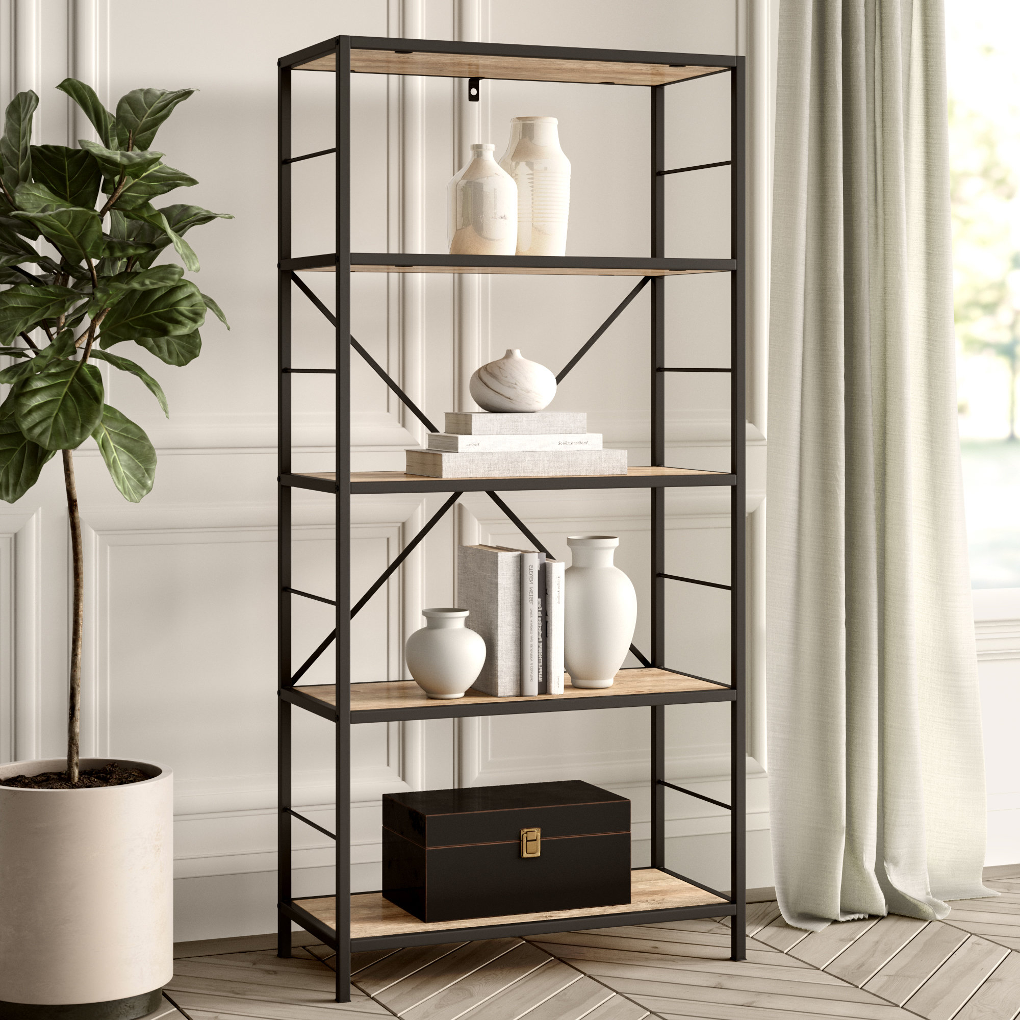 Featured Photo of 20 Collection of Macon Etagere Bookcases