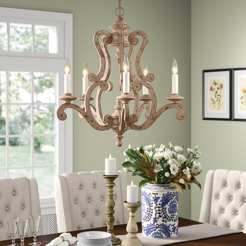 Most Current Guglielmo 5 Light Candle Style Chandelier For Corneau 5 Light Chandeliers (Photo 14 of 25)