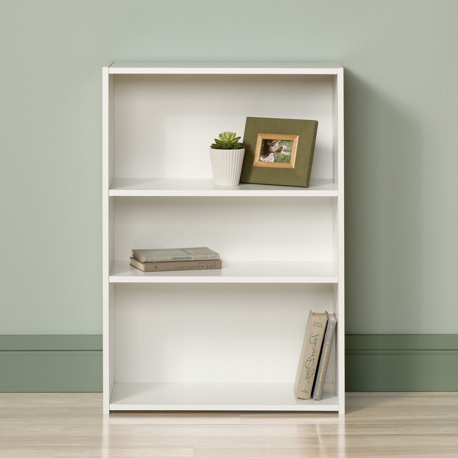Most Current Standard Bookcases Within Sauder Beginnings 3 Shelf Standard Bookcase, Multiple Finishes (View 6 of 20)