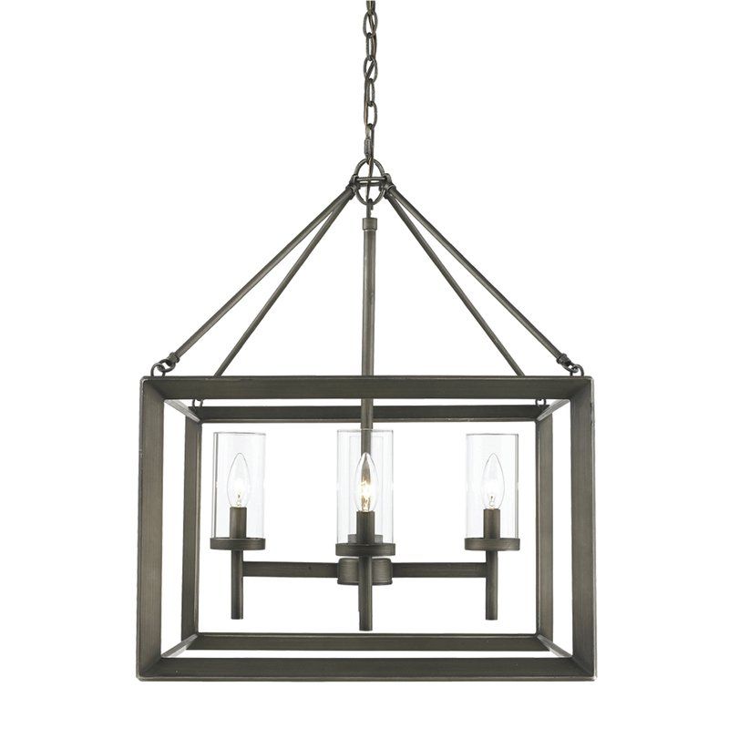 Most Current Thorne 4 Light Lantern Rectangle Pendant Throughout Thorne 6 Light Lantern Square / Rectangle Pendants (View 14 of 25)