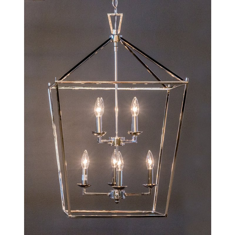 Most Recent Carmen 8 Light Lantern Tiered Pendants Regarding Carmen 8 Light Lantern Pendant (Photo 7 of 25)