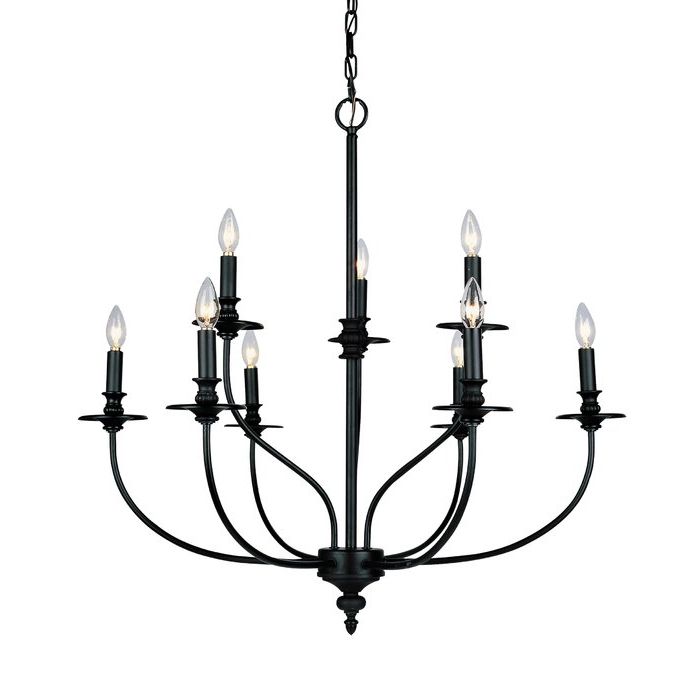 Most Recent Giverny 9 Light Candle Style Chandeliers Regarding Giverny 9 Light Candle Style Chandelier (View 1 of 25)