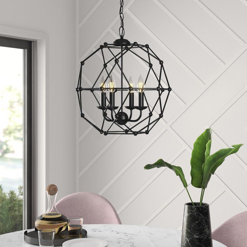 Most Recently Released Cavanagh 4 Light Geometric Chandeliers Pertaining To Cavanagh 4 Light Geometric Chandelier (View 1 of 25)