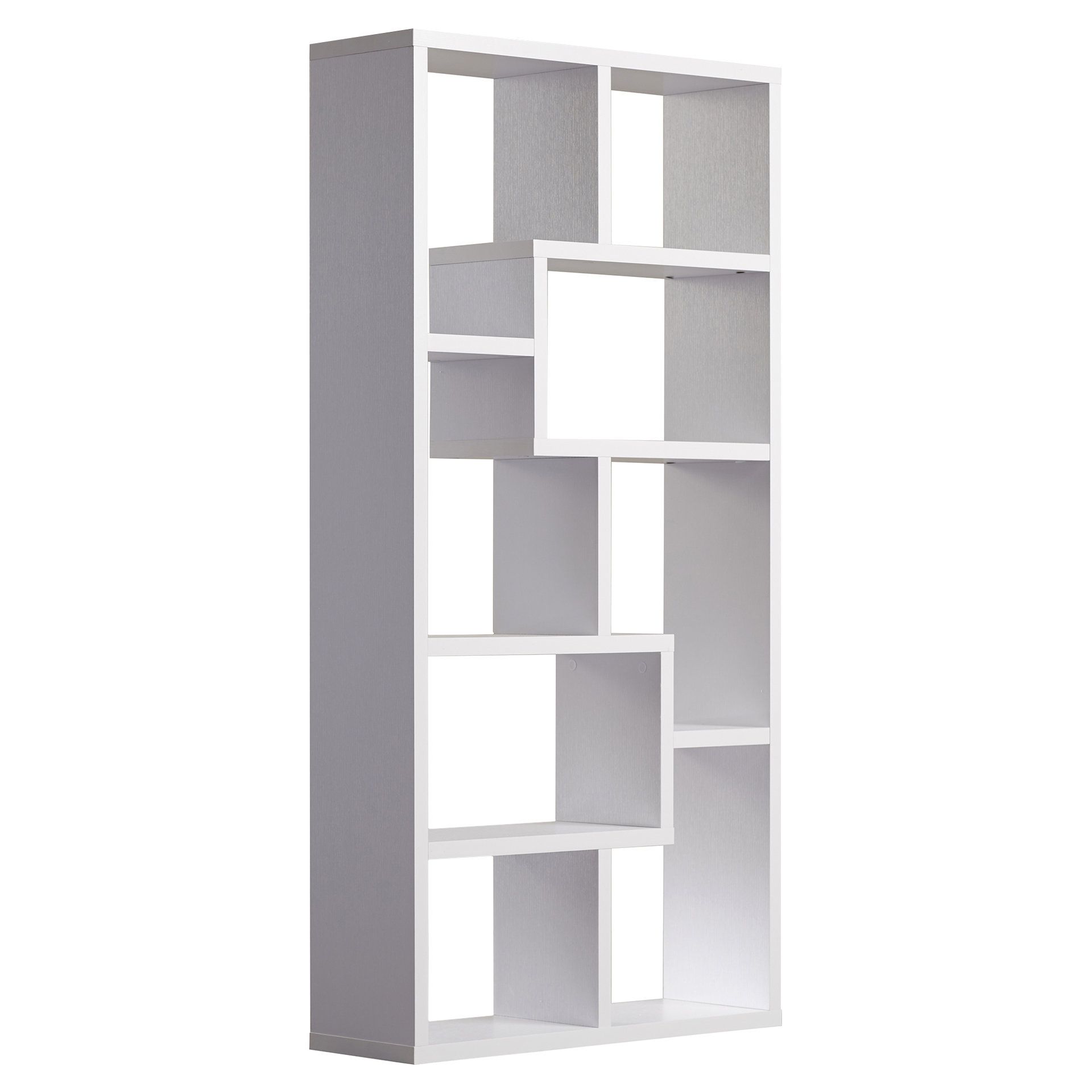 Most Recently Released Chrysanthos Geometric Bookcase With Regard To Ansley Geometric Bookcases (View 13 of 20)