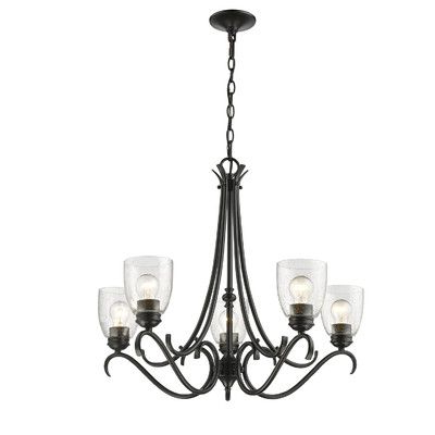 Most Recently Released Diaz 6 Light Candle Style Chandeliers For Laurel Foundry Modern Farmhouse Sheila 5 Light Shaded (View 22 of 25)