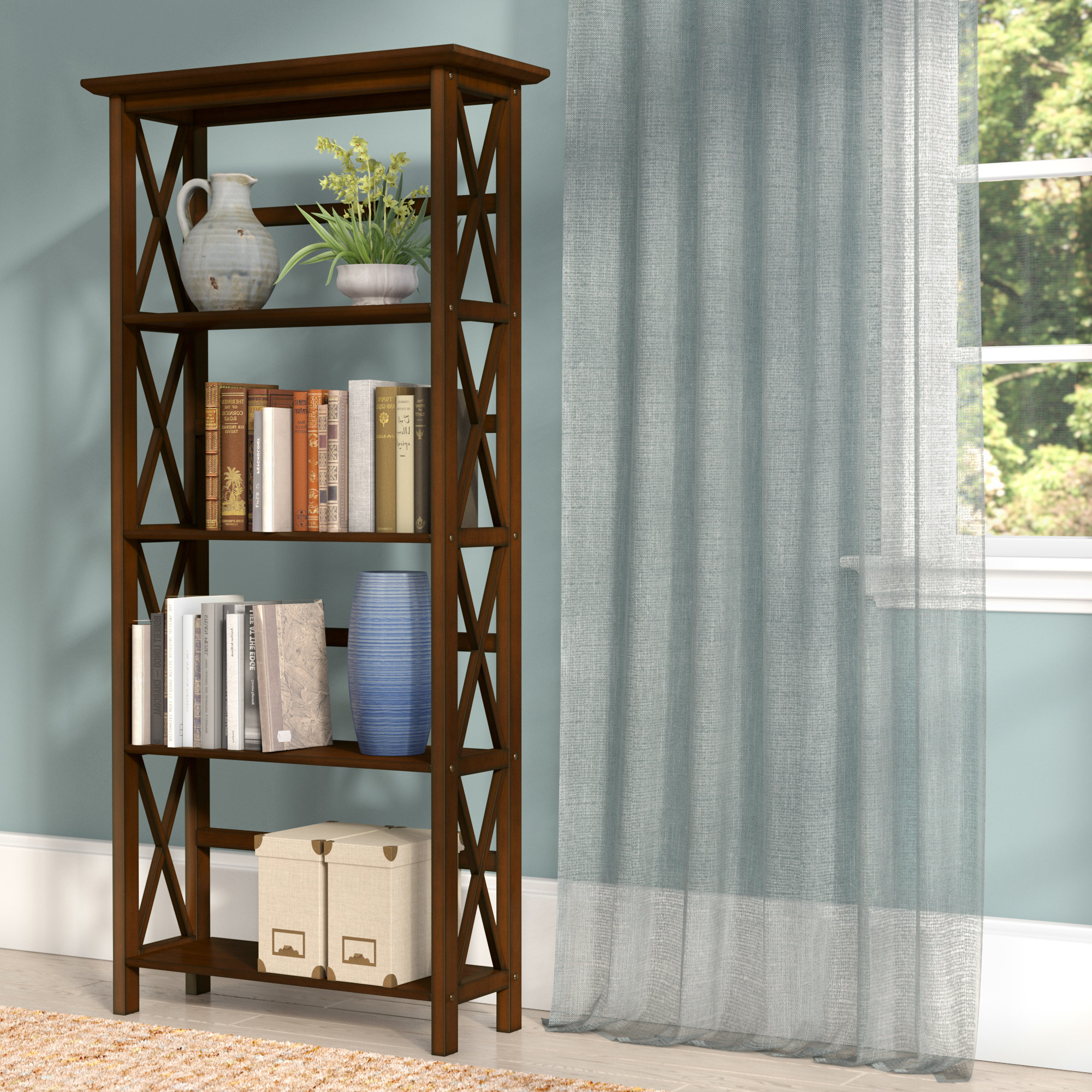 Featured Photo of 2024 Latest Hitz Etagere Bookcases