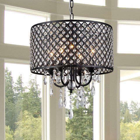 Most Recently Released Mckamey 4 Light Crystal Chandeliers Throughout Khalil 4 Light Crystal Chandelier (View 10 of 25)