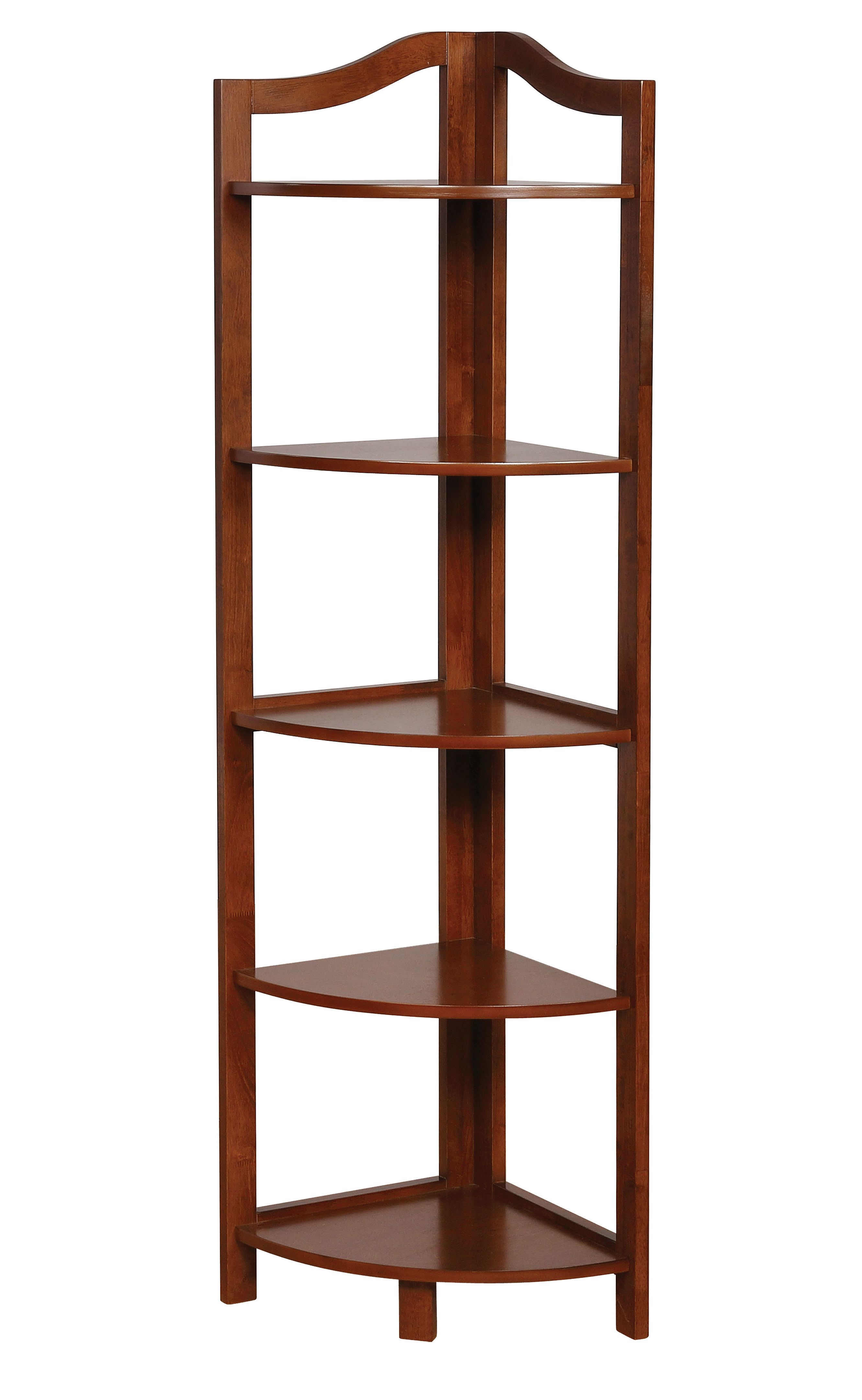 Most Up To Date Carlotta Corner Unit Bookcase Within Yeatman Four Tier Corner Unit Bookcases (View 2 of 20)
