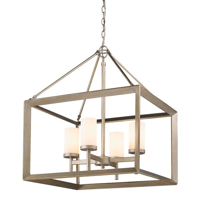 Most Up To Date Thorne 4 Light Lantern Rectangle Pendant With Thorne 4 Light Lantern Rectangle Pendants (View 2 of 25)