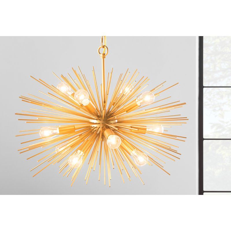 Nelly 12 Light Sputnik Chandelier With Most Up To Date Nelly 12 Light Sputnik Chandeliers (View 1 of 25)