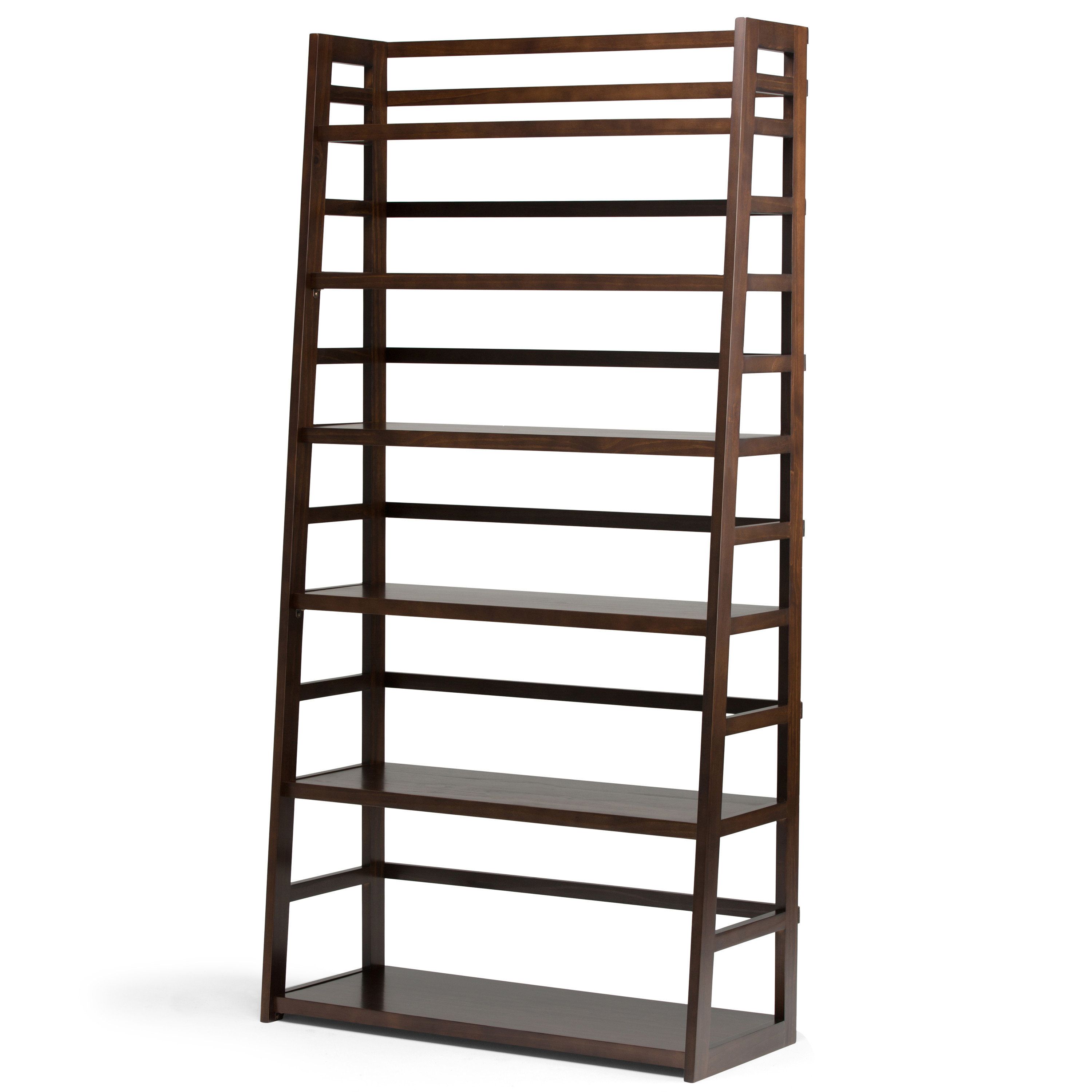 Newest Mayna Ladder Bookcase Within Blevens A Frame Ladder Bookcases (Photo 6 of 20)
