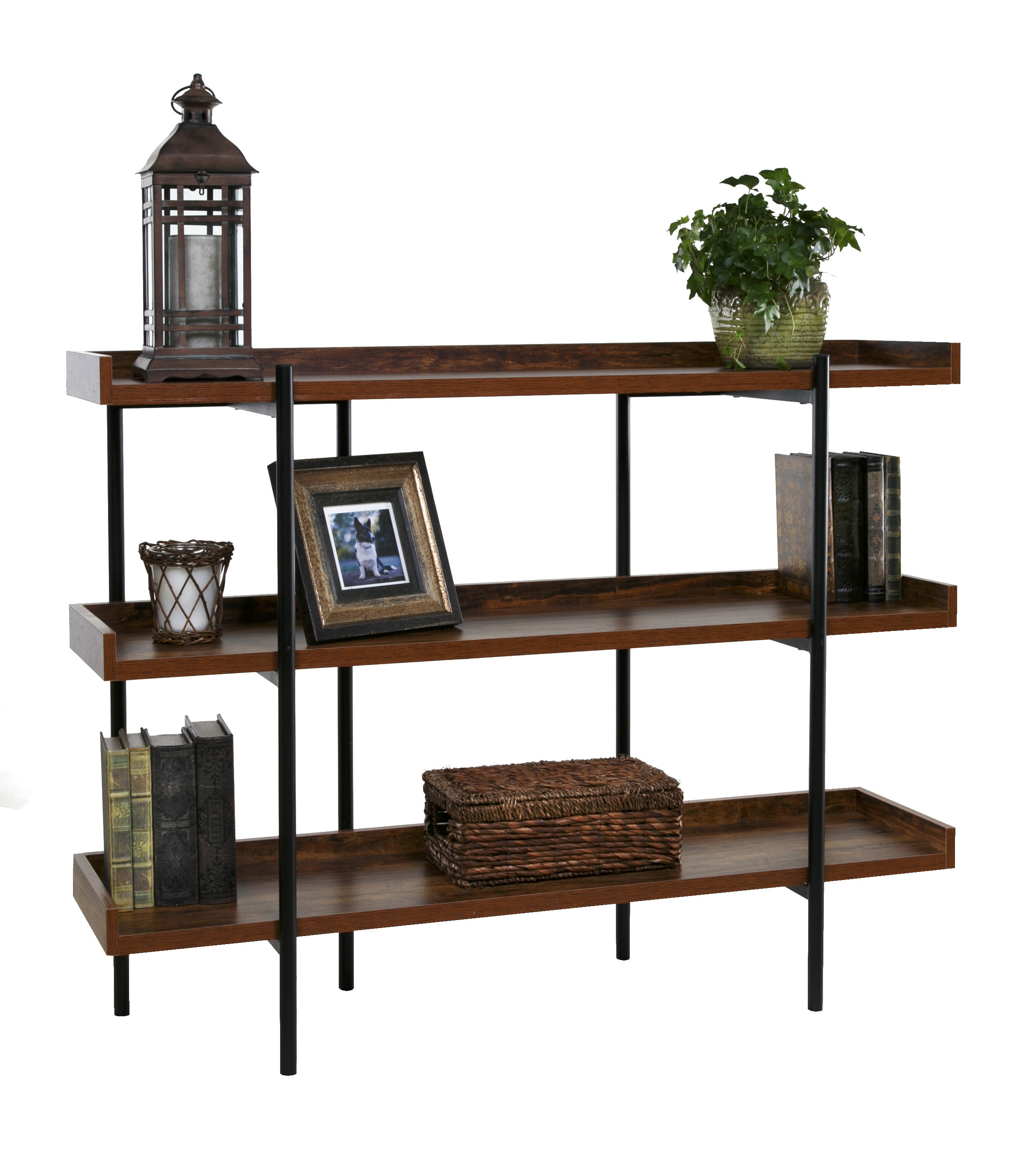 Parker Modern Etagere Bookcases Intended For Fashionable Parker Modern Etagere Bookcase (Photo 1 of 20)