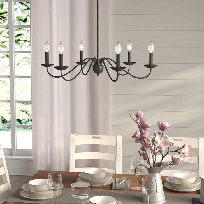 Perseus 6 Light Candle Style Chandeliers Within Well Liked Perseus 6 Light Candle Style Chandelier (Photo 4 of 25)