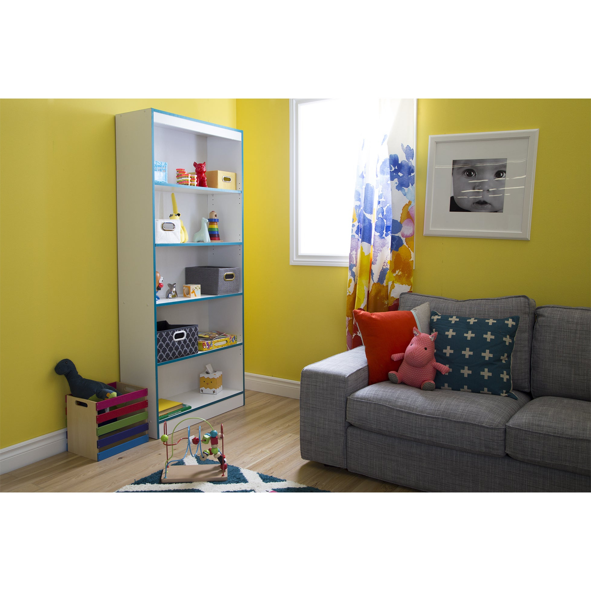 Popular South Shore Axess 5 Shelf Bookcase Intended For Axess Standard Bookcases (View 18 of 20)