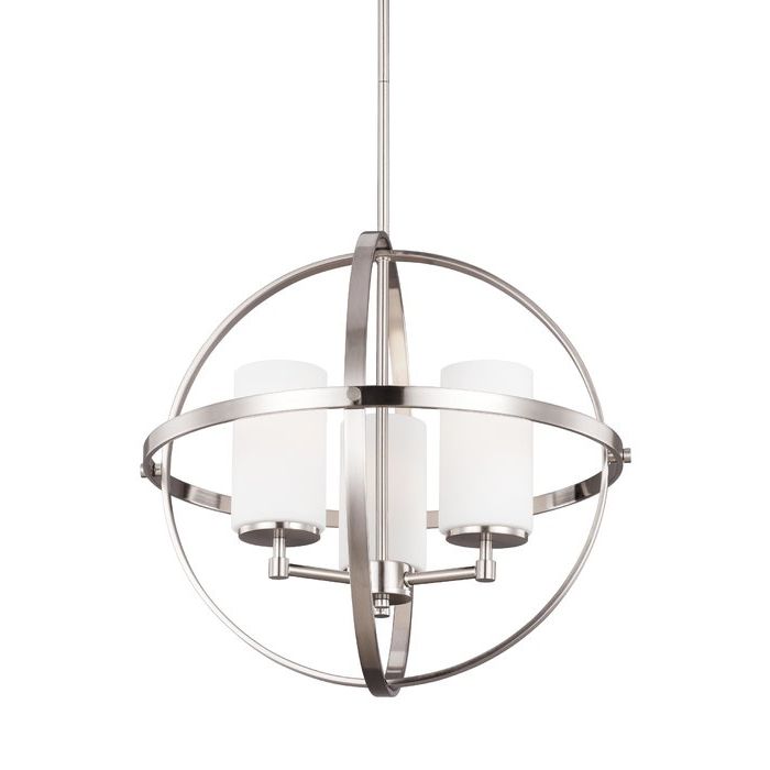Raine 3 Light Globe Chandelier For Widely Used Hendry 4 Light Globe Chandeliers (View 13 of 25)