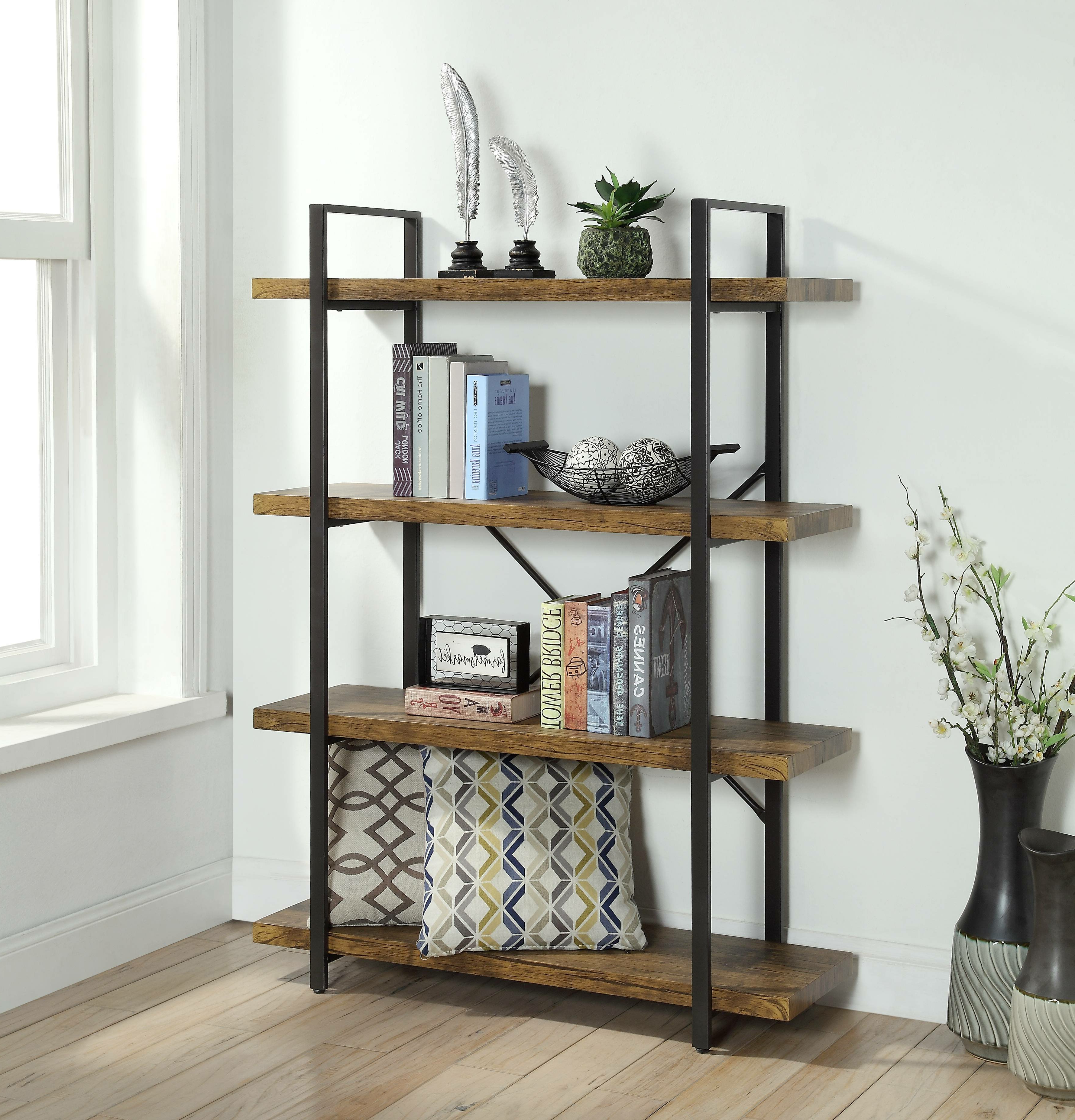 Recent Adair Etagere Bookcases Intended For 17 Stories Shaffer Etagere Bookcase (View 15 of 20)